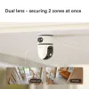 IP drošības kamera IMOU Ranger Dual Pro 6MP — Iekštelpu galda, 2304×1296, 3,6 mm, 8× digitālā tālummaiņa, 91°×47° skata leņķi