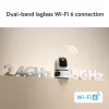 IP drošības kamera IMOU Ranger Dual Pro 6MP — Iekštelpu galda, 2304×1296, 3,6 mm, 8× digitālā tālummaiņa, 91°×47° skata leņķi