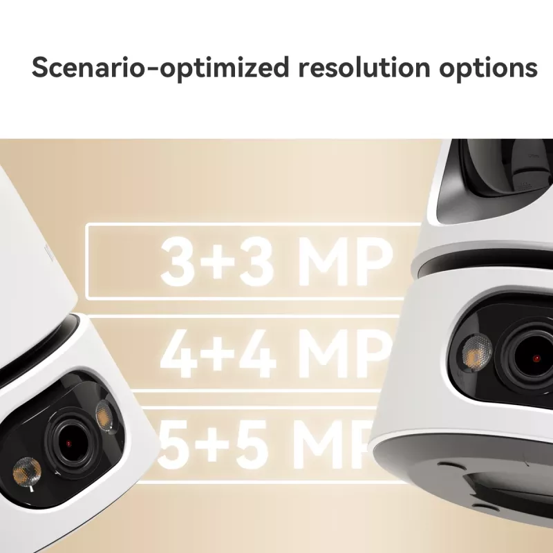 IP drošības kamera IMOU Ranger Dual Pro 6MP — Iekštelpu galda, 2304×1296, 3,6 mm, 8× digitālā tālummaiņa, 91°×47° skata leņķi