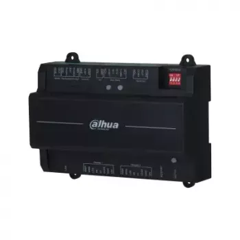 Drošības durvju kontrolieris Dahua DHI-ASC2202B-S — 2 durvju kontrolieris bez korpusa, 12 V, 24 W, RJ-45/RS-485
