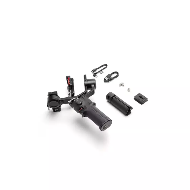 Rokas kameras stabilizators DJI RS 3 Mini Melns 2 kg ietilpība 795 g svars