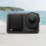 DJI Osmo Action 4 darbības kamera — 4K Ultra HD, CMOS sensors, 155° redzeslauks, MicroSD līdz 512 GB, ūdensnecaurlaidīga līdz 18 m, 145 g