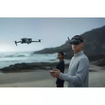 Īpaša galvas displeja iekārta DJI Goggles 3 Micro-OLED 1920x1080, regulējams starpzīlīšu attālums, 0,47 kg, pelēks/melns
