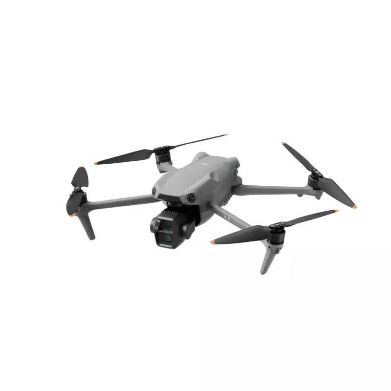 Kvadrokopteris DJI Air 3s Fly More Combo — 50 MP kamera, 4K 3840×2160, 27 m/s, 32 000 m diapazons, 4276 mAh akumulators, pelēks