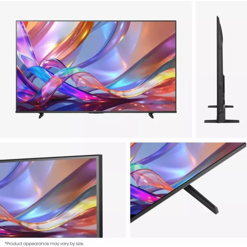TV Hisense 50Q7S 50 collas (127 cm) QLED 4K Ultra HD viedtelevizors, Direct-LED, HomeOS, Wi‑Fi, melns