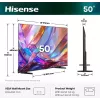 TV Hisense 50Q7S 50 collas (127 cm) QLED 4K Ultra HD viedtelevizors, Direct-LED, HomeOS, Wi‑Fi, melns