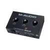 Audio interfeiss M-Audio M-Track Solo — USB 16 bitu/48 kHz, 1-ieeja/1-izeja, XLR/TRS kombinētā un instrumentu ieeja, 48 V fantoma barošana, austiņu izeja