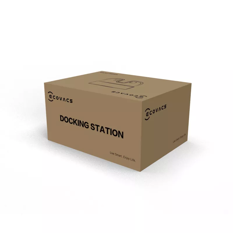 Uzlādes bāze Ecovacs D-CD01-2051 robotu putekļsūcējam, saderīgiem modeļiem, melna/balta