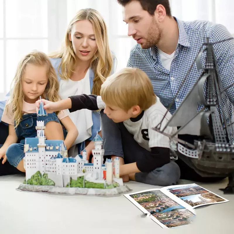 3D Puzzle CubicFun Neišvānšteinas pils