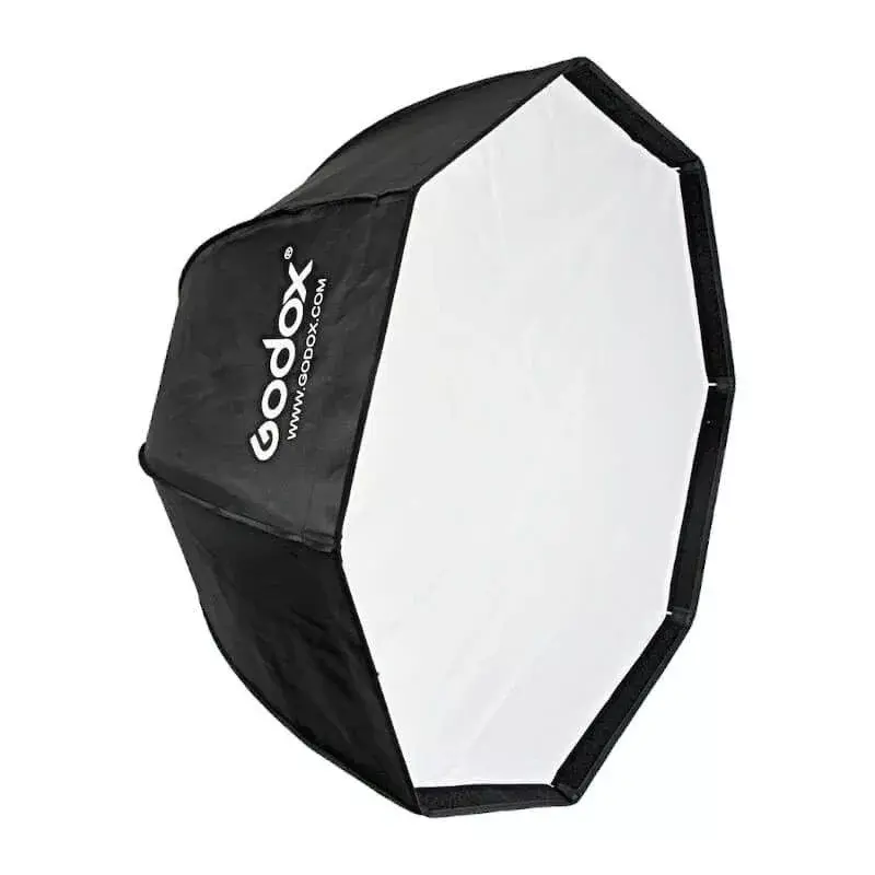 Softbox Godox SB-GUE120 Melns 120 cm Neilons ar difuzoriem un režģi