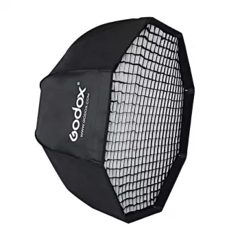 Softbox Godox SB-GUE120 Melns 120 cm Neilons ar difuzoriem un režģi