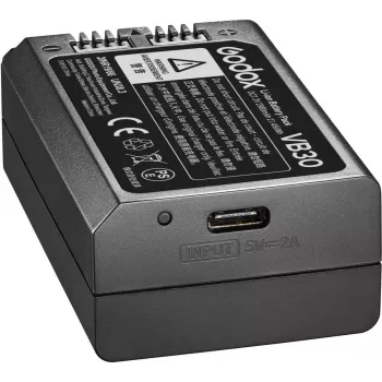 Videokameras zibspuldze Godox V1Pro melna, uzlādes laiks 1,5 s