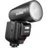 Videokameras zibspuldze Godox V1Pro melna, uzlādes laiks 1,5 s