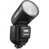 Videokameras zibspuldze Godox V1Pro melna, uzlādes laiks 1,5 s