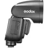 Videokameras zibspuldze Godox V1Pro melna, uzlādes laiks 1,5 s