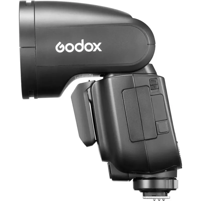 Videokameras zibspuldze Godox V1Pro melna, uzlādes laiks 1,5 s