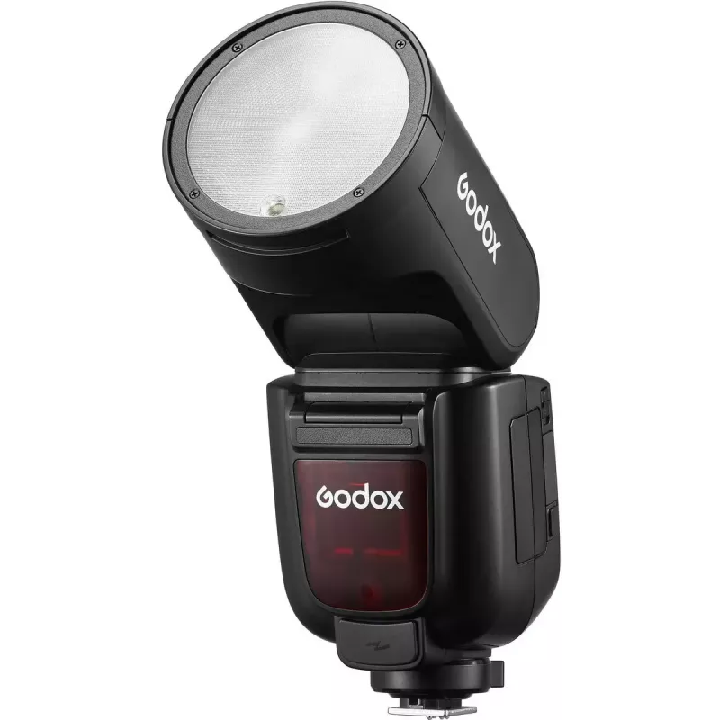 Videokameras zibspuldze Godox V1Pro melna, uzlādes laiks 1,5 s