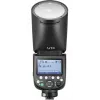 Camcorder flash Godox V1Pro 1.5s recycle time baterija powered Sony Saderīga