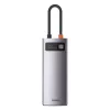 Baseus Metal Gleam USB 3.2 Gen 1 Type-C pelēka 100W Power Delivery 4K Ultra HD