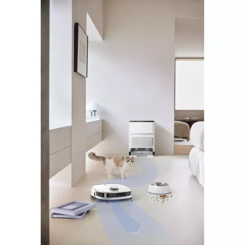 Robotu putekļsūcējs Midea V12 Wet&Dry 5200 mAh 3L 5000 Pa Balts