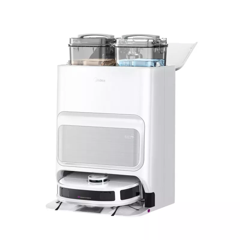 Robotu putekļsūcējs Midea V12 Wet&Dry 5200 mAh 3L 5000 Pa Balts