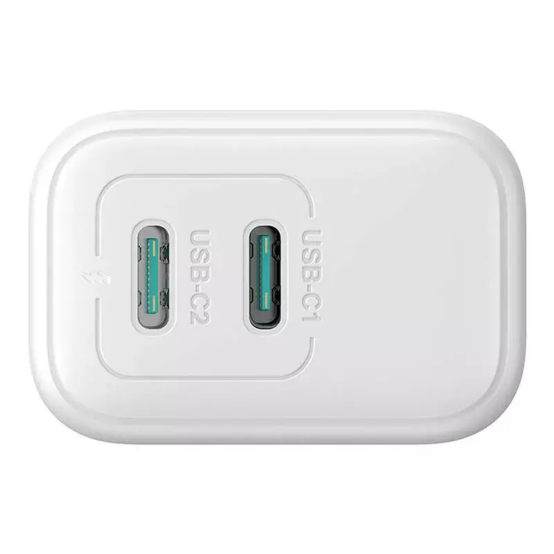 Strāvas lādētājs Joyroom JR-TCF12 divu portu 20W (USB-C x2) balts