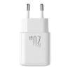 Strāvas lādētājs Joyroom JR-TCF12 divu portu 20W (USB-C x2) balts