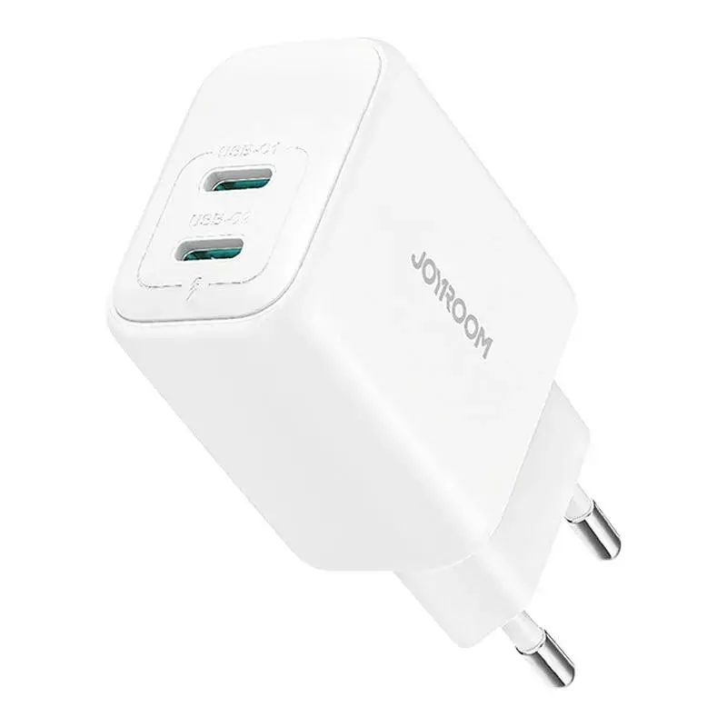 Strāvas lādētājs Joyroom JR-TCF12 divu portu 20W (USB-C x2) balts
