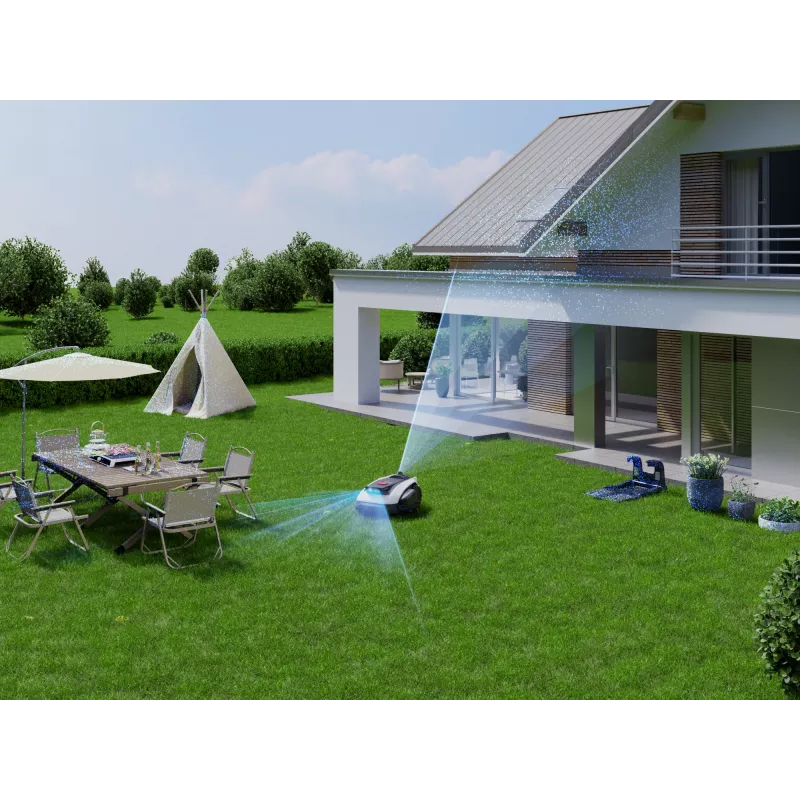Ecovacs GOAT O1200 LiDAR PRO EU Robotizēts zāles pļāvējs ar bateriju Melns, Balts