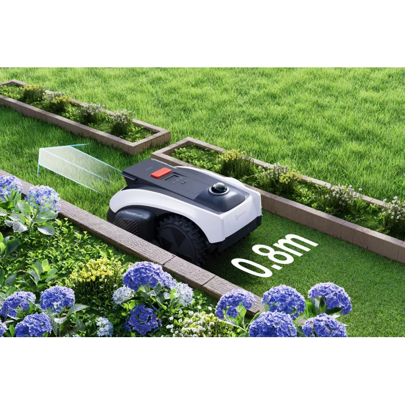 Ecovacs GOAT O1200 LiDAR PRO EU Robotizēts zāles pļāvējs ar bateriju Melns, Balts