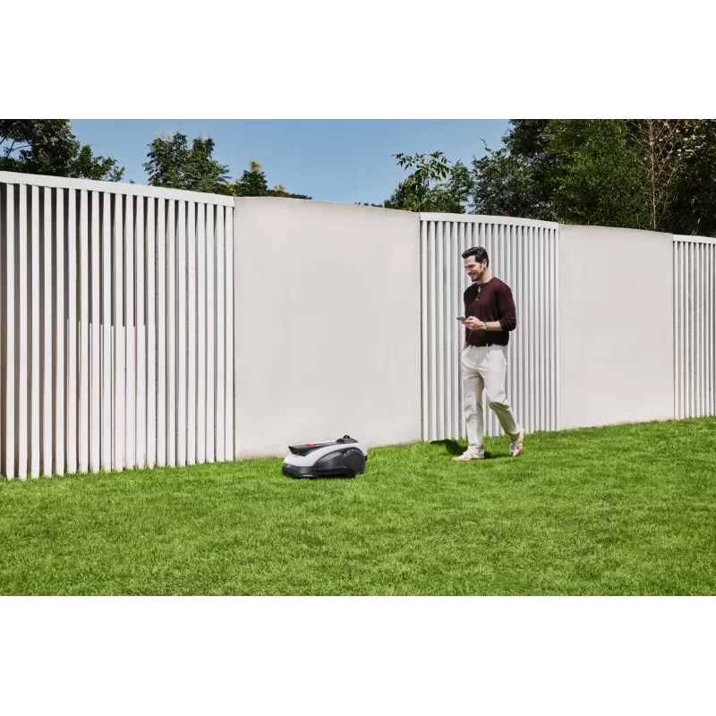 Ecovacs GOAT O1200 LiDAR PRO EU Robotizēts zāles pļāvējs ar bateriju Melns, Balts