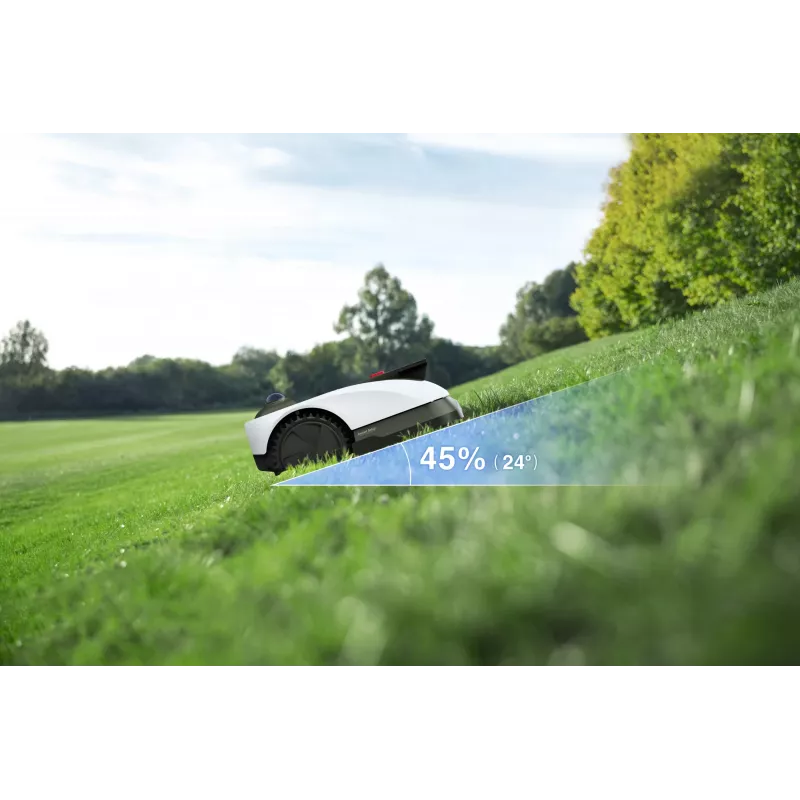 Ecovacs GOAT O1200 LiDAR PRO EU Robotizēts zāles pļāvējs ar bateriju Melns, Balts