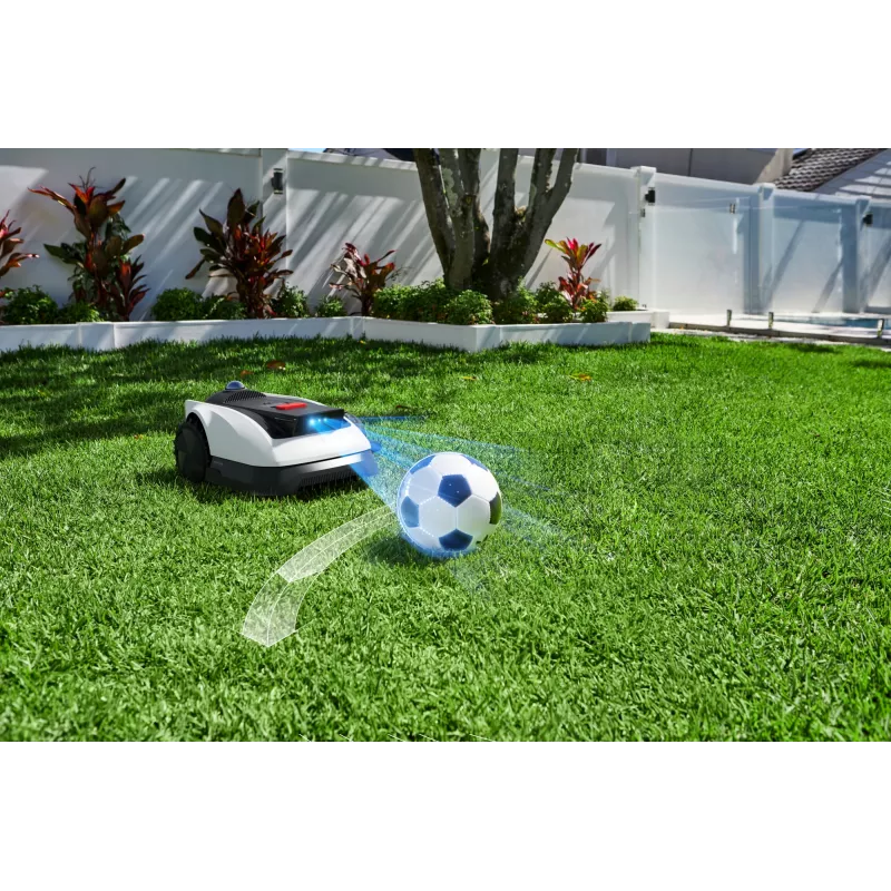 Ecovacs GOAT O1200 LiDAR PRO EU Robotizēts zāles pļāvējs ar bateriju Melns, Balts