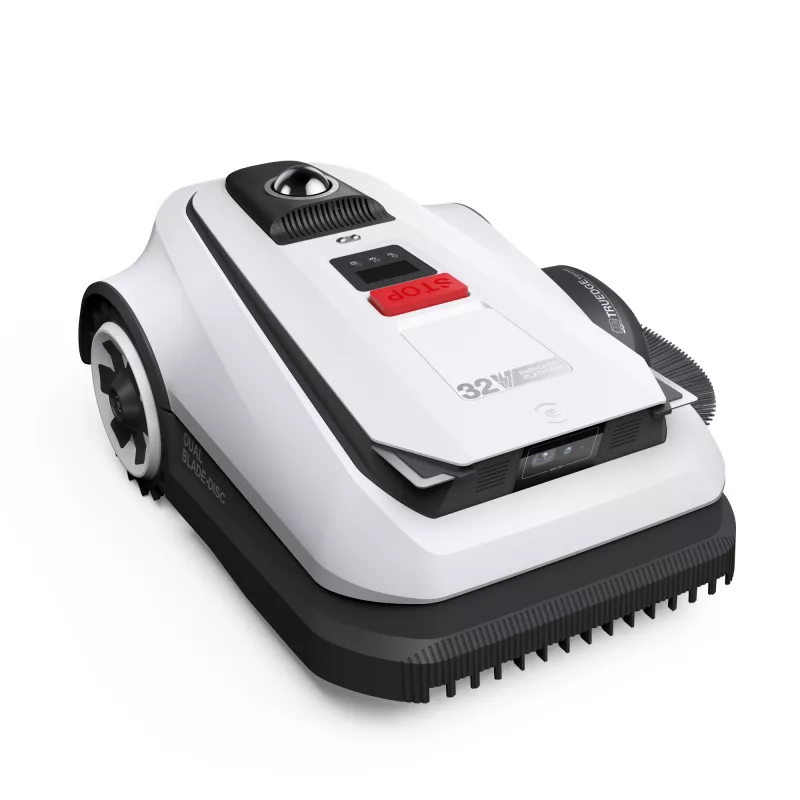 Ecovacs GOAT A1600 LiDAR PRO EU robotizētais zāles pļāvējs ar bateriju Melns, Balts