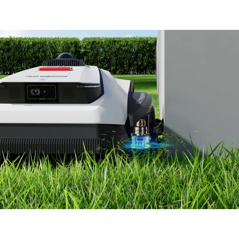 Ecovacs GOAT A1600 LiDAR PRO EU robotizētais zāles pļāvējs ar bateriju Melns, Balts