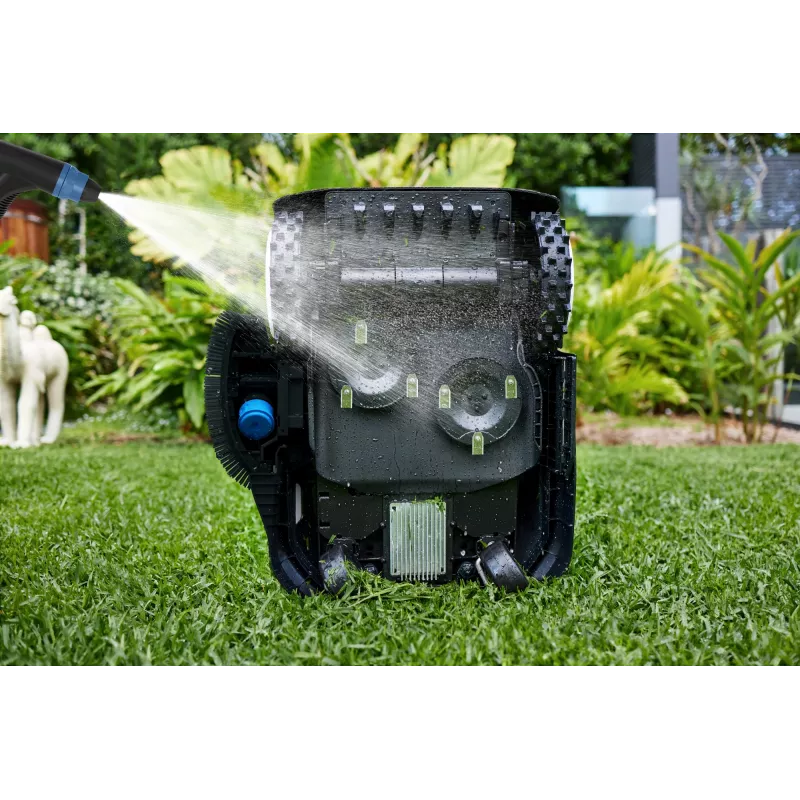 Ecovacs GOAT A1600 LiDAR PRO EU robotizētais zāles pļāvējs ar bateriju Melns, Balts