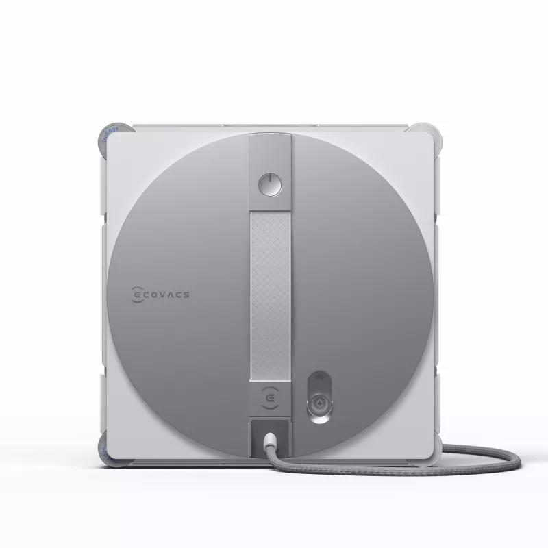 Logu tīrīšanas robots Ecovacs WINBOT W3 OMNI, akumulators 4500 mAh, 270×270×76 mm, sudraba/balts