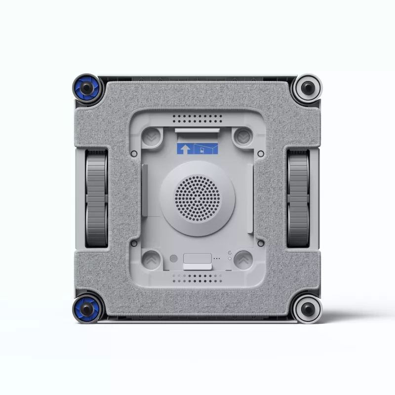 Logu tīrīšanas robots Ecovacs WINBOT W3 OMNI, akumulators 4500 mAh, 270×270×76 mm, sudraba/balts