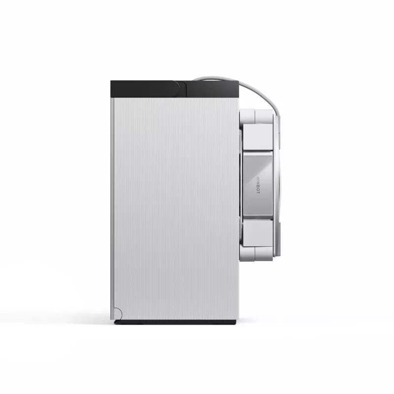 Logu tīrīšanas robots Ecovacs WINBOT W3 OMNI, akumulators 4500 mAh, 270×270×76 mm, sudraba/balts