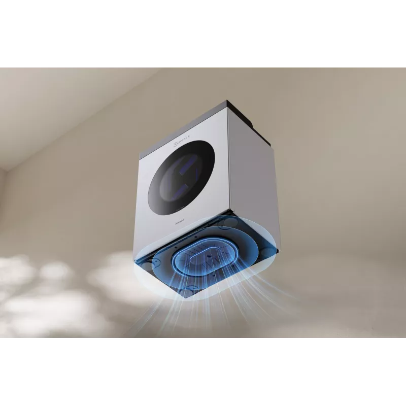 Logu tīrīšanas robots Ecovacs WINBOT W3 OMNI, akumulators 4500 mAh, 270×270×76 mm, sudraba/balts