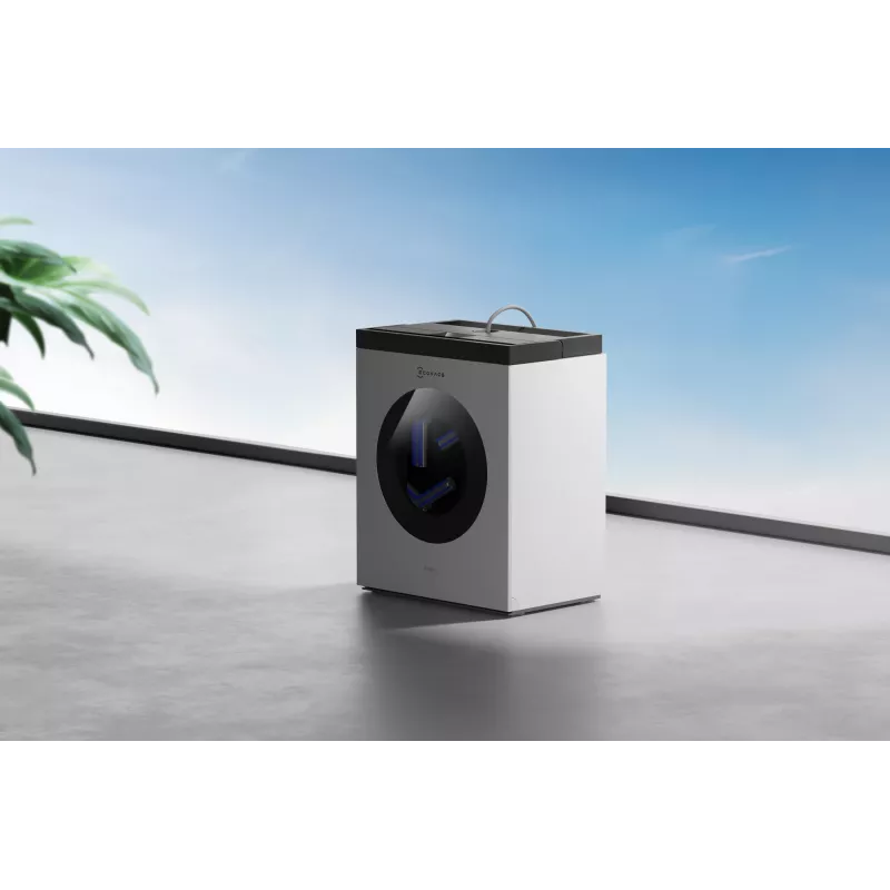 Logu tīrīšanas robots Ecovacs WINBOT W3 OMNI, akumulators 4500 mAh, 270×270×76 mm, sudraba/balts