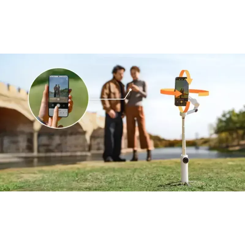 Viedtālruņa kameras stabilizators Insta360 Flow 2 Pro Creator Bundle 360° rotācija