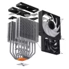 Ventilators Jonsbo CR-3000 ARGB 12 cm 600-1500 RPM 22-32 dB melns