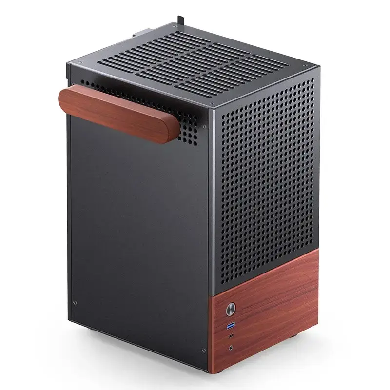 PC Case Jonsbo T6, Mini-Tower, Mini-ITX, Melns