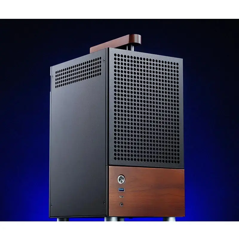 PC Case Jonsbo T6, Mini-Tower, Mini-ITX, Melns