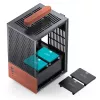 PC Case Jonsbo T6, Mini-Tower, Mini-ITX, Melns