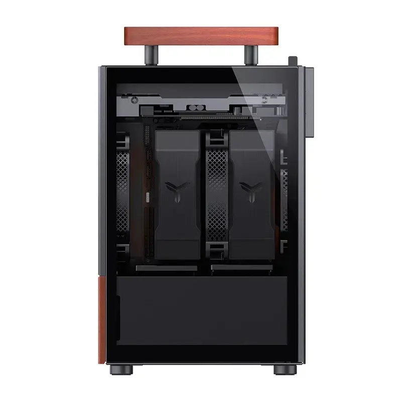 PC Case Jonsbo T6, Mini-Tower, Mini-ITX, Melns