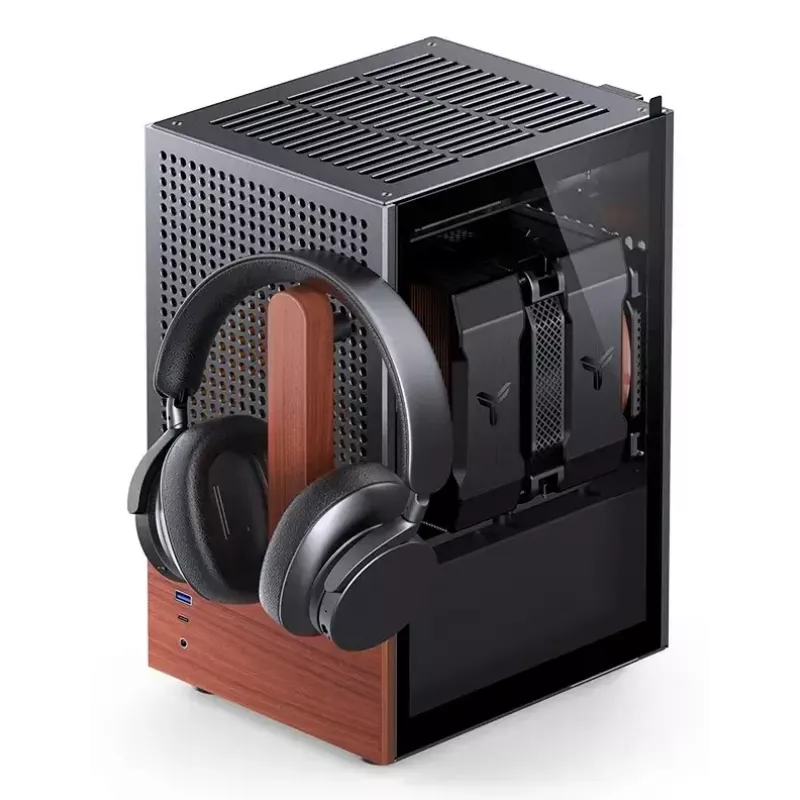 PC Case Jonsbo T6, Mini-Tower, Mini-ITX, Melns