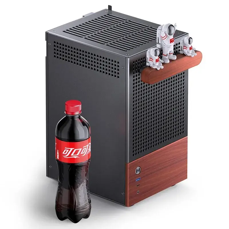 PC Case Jonsbo T6, Mini-Tower, Mini-ITX, Melns