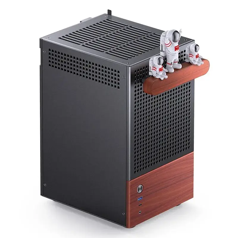 PC Case Jonsbo T6, Mini-Tower, Mini-ITX, Melns